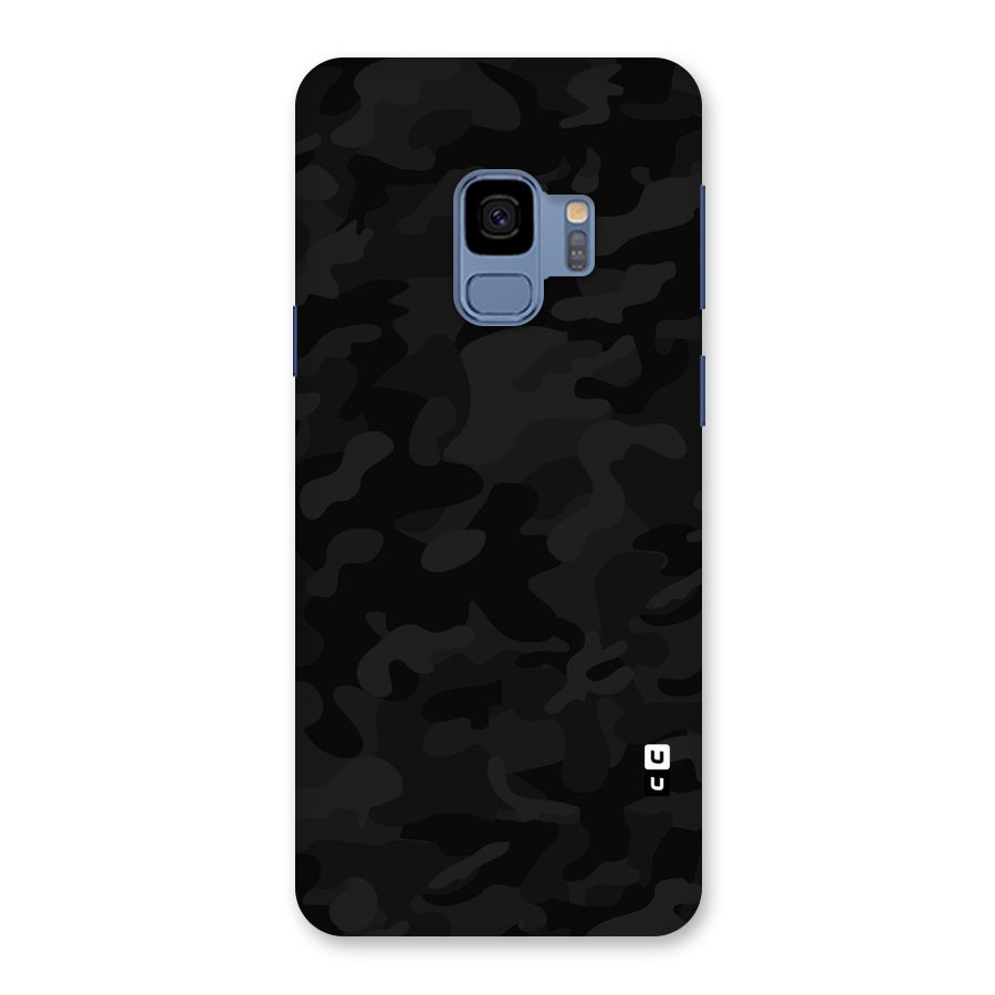 Black Camouflage Back Case for Galaxy S9