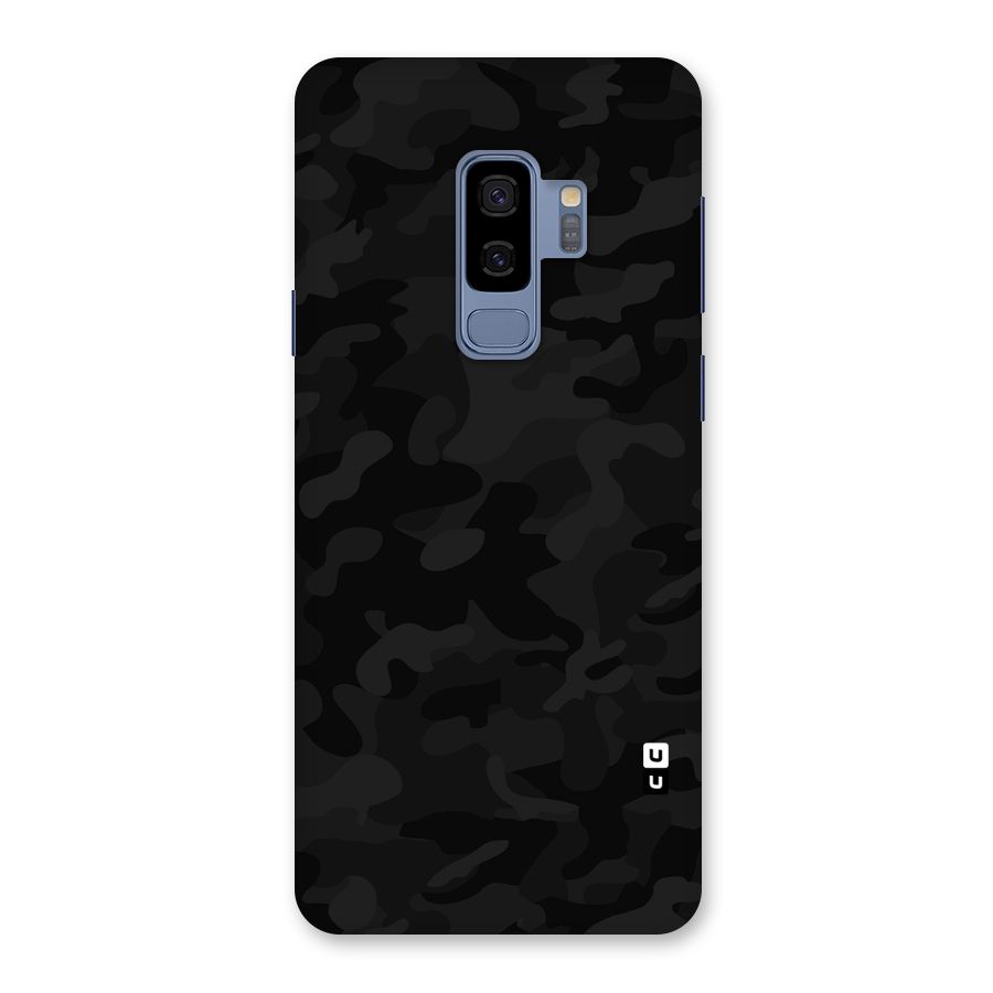 Black Camouflage Back Case for Galaxy S9 Plus