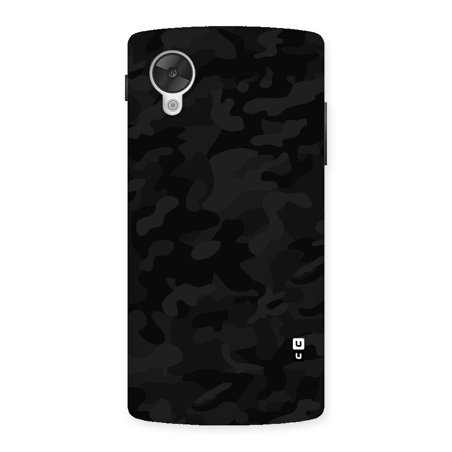 Black Camouflage Back Case for Google Nexsus 5