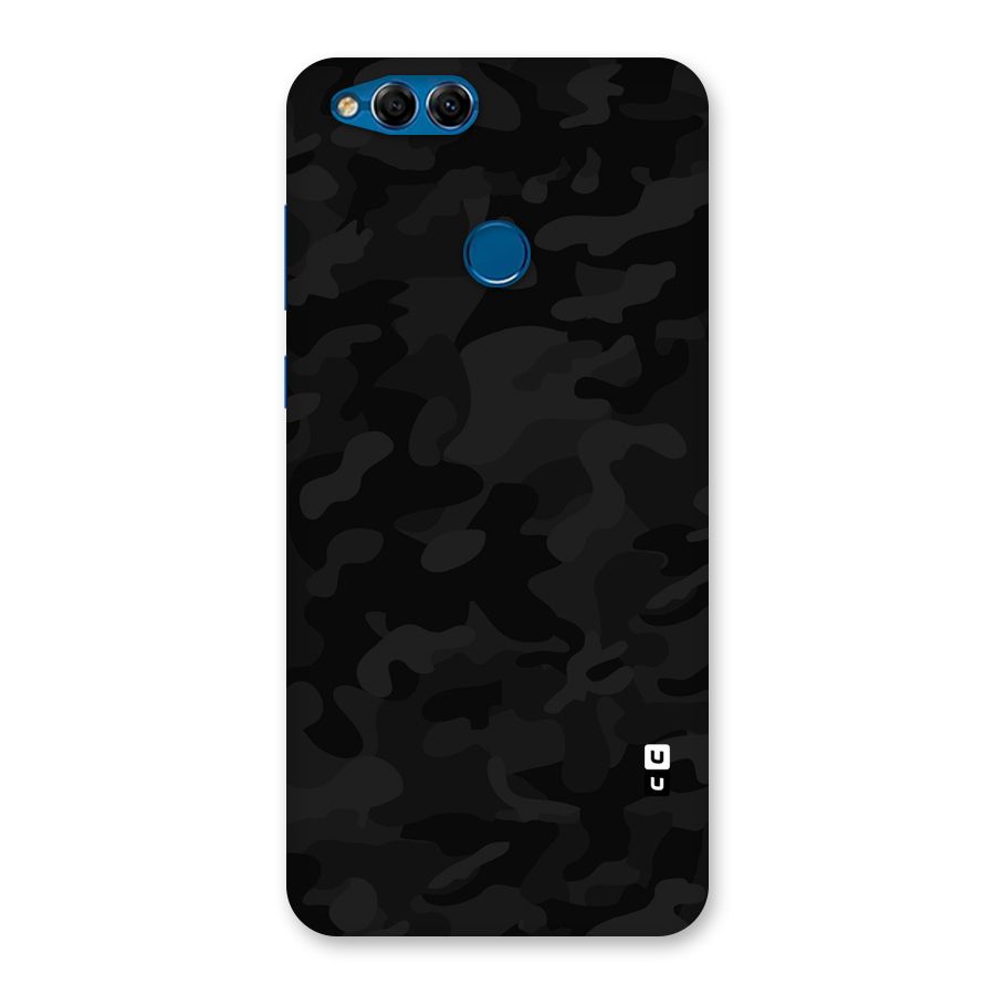 Black Camouflage Back Case for Honor 7X
