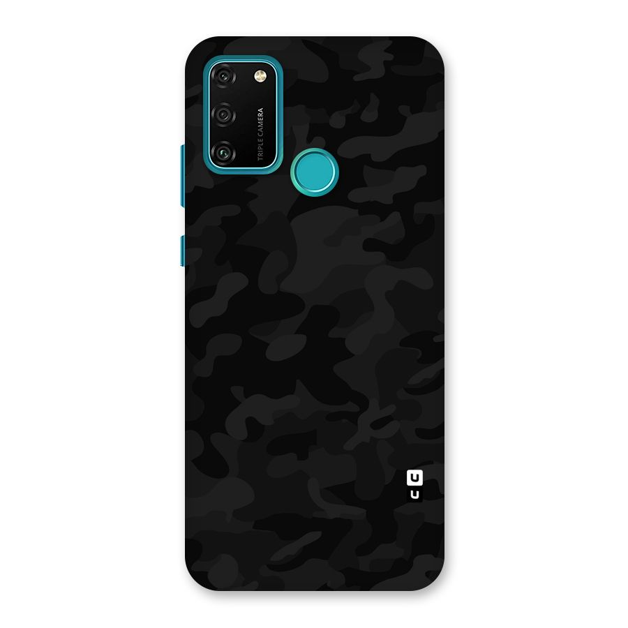 Black Camouflage Back Case for Honor 9A