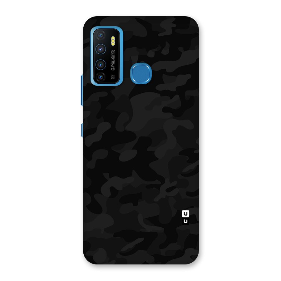 Black Camouflage Back Case for Infinix Hot 9