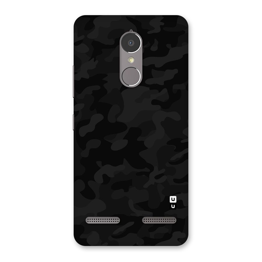 Black Camouflage Back Case for Lenovo K6