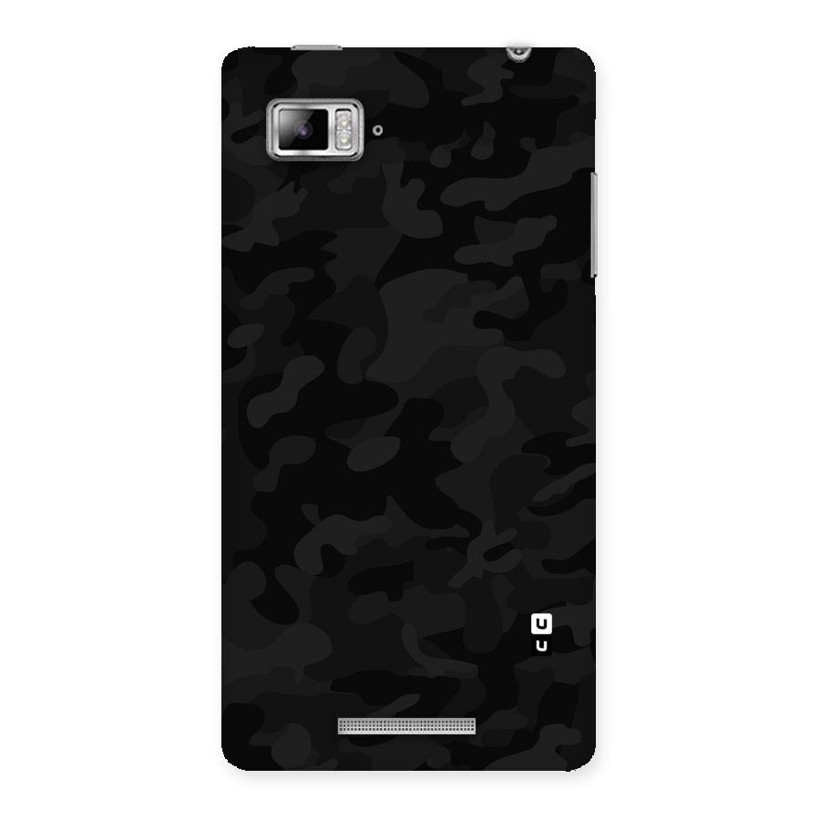 Black Camouflage Back Case for Lenovo Vibe Z K910