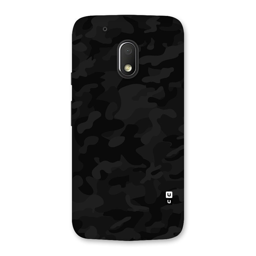 Black Camouflage Back Case for Moto G4 Play