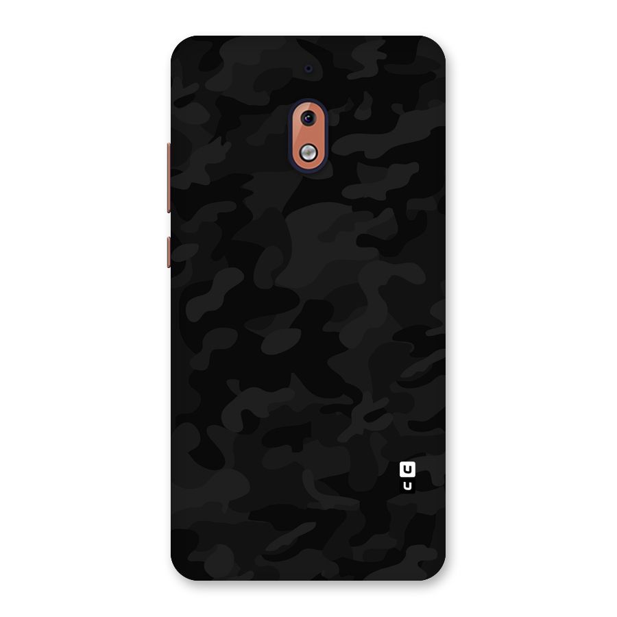 Black Camouflage Back Case for Nokia 2.1