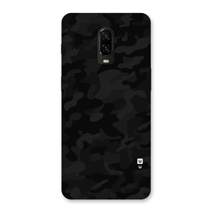 Black Camouflage Back Case for OnePlus 6T