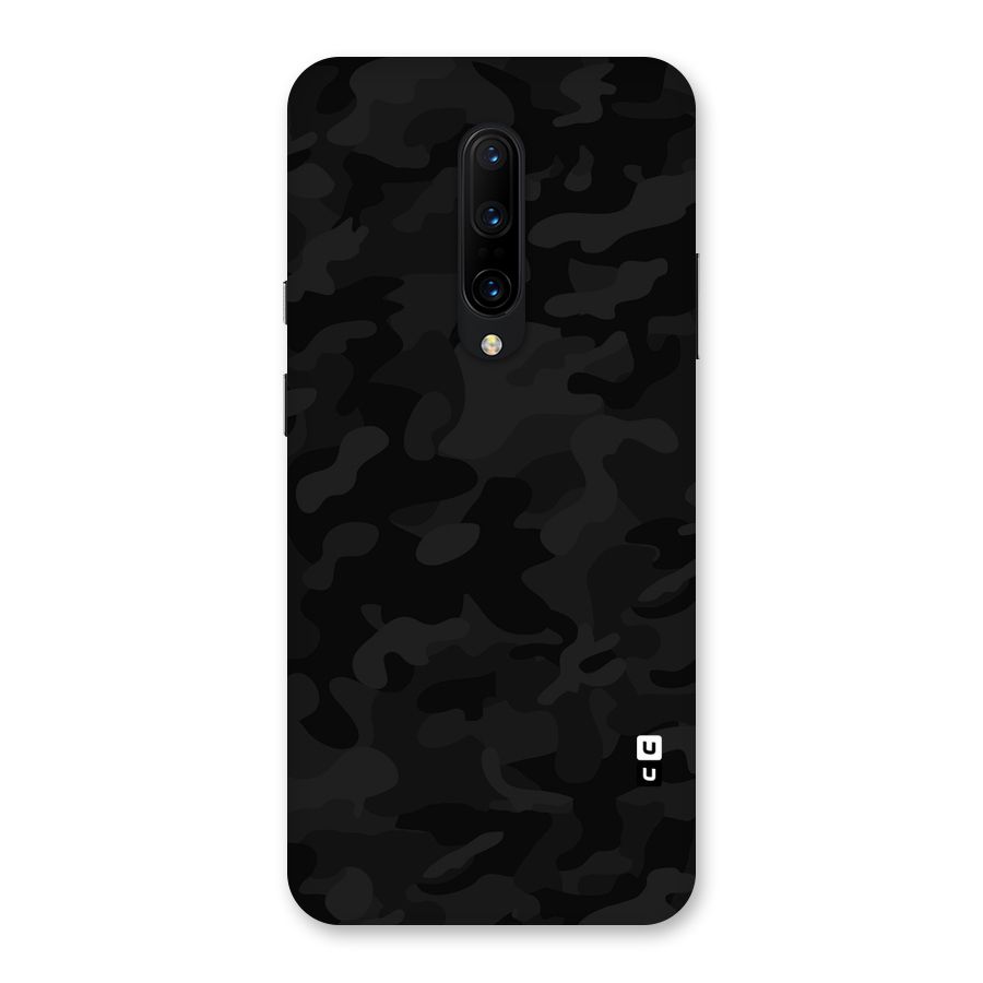 Black Camouflage Back Case for OnePlus 7 Pro