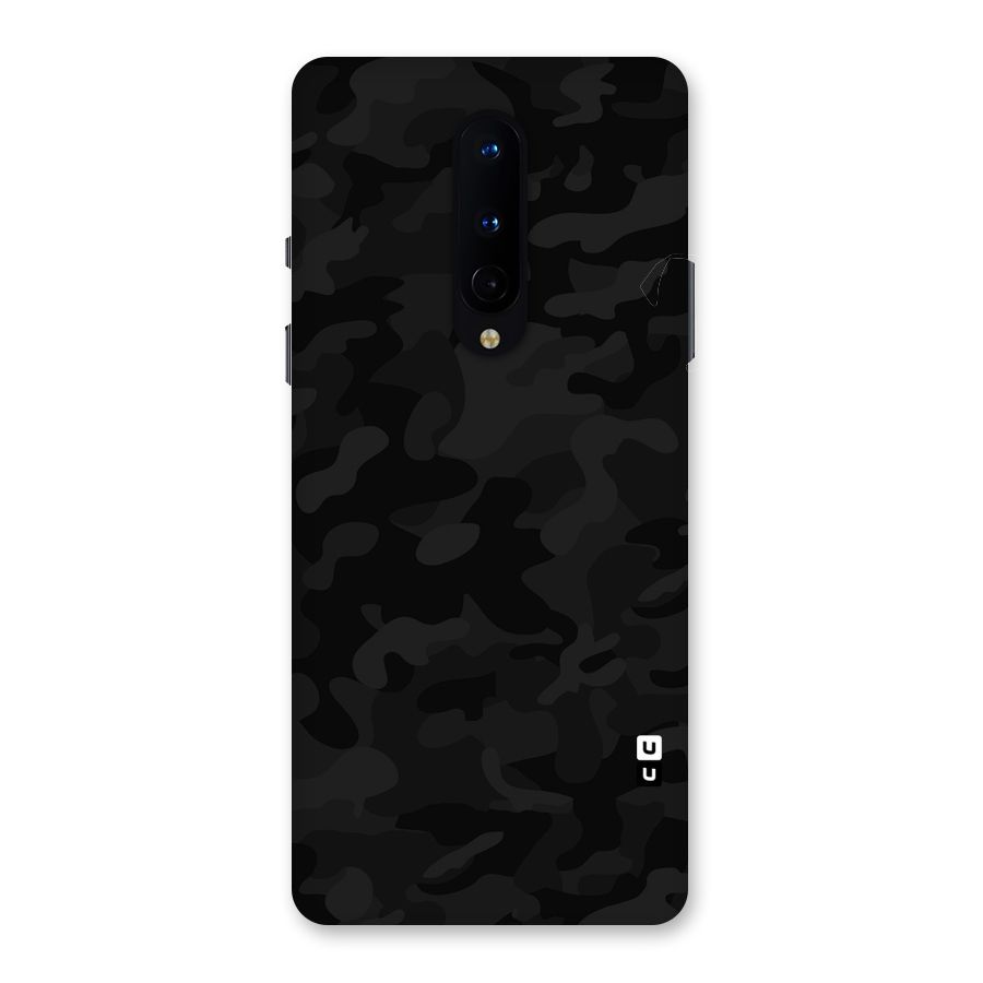 Black Camouflage Back Case for OnePlus 8