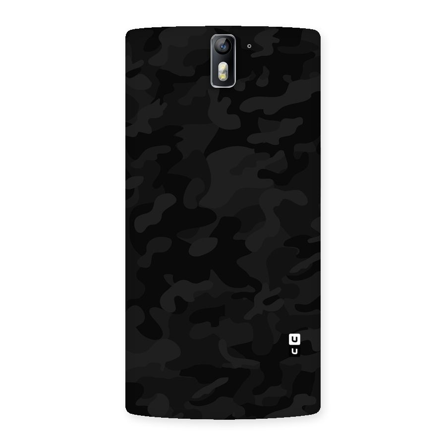 Black Camouflage Back Case for One Plus One