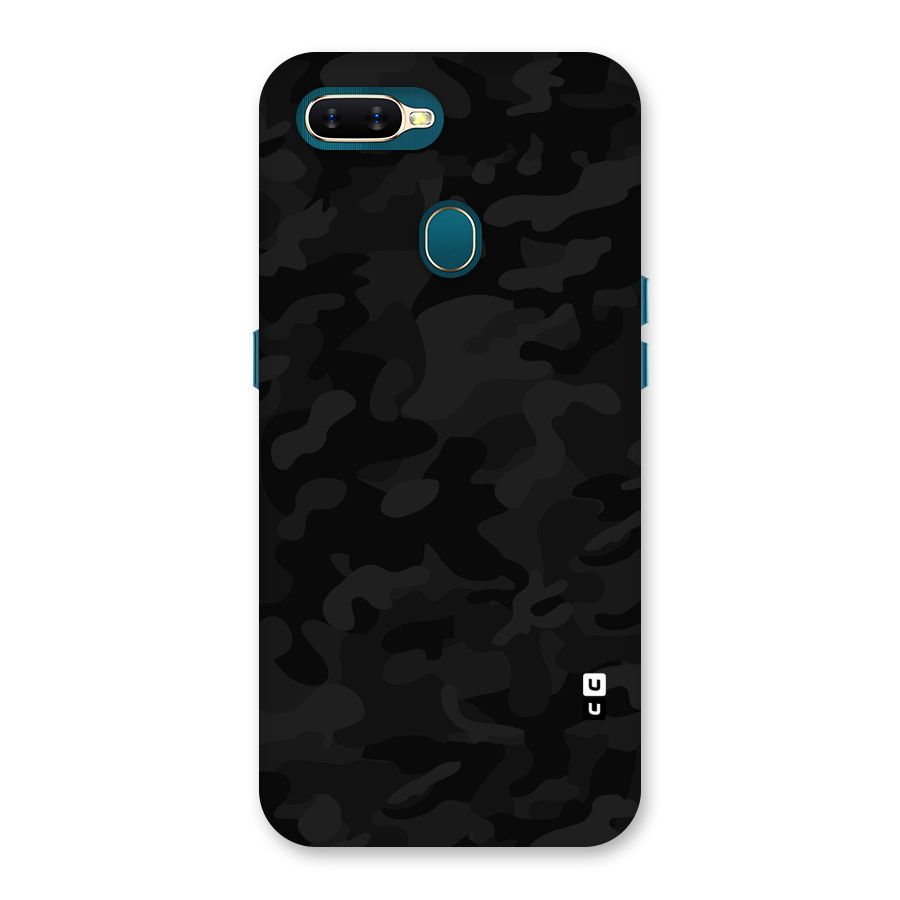 Black Camouflage Back Case for Oppo A11k
