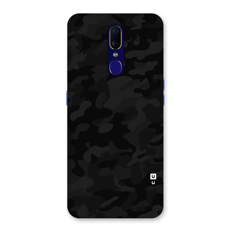 Black Camouflage Back Case for Oppo F11