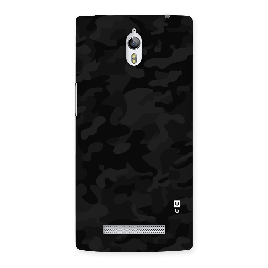 Black Camouflage Back Case for Oppo Find 7