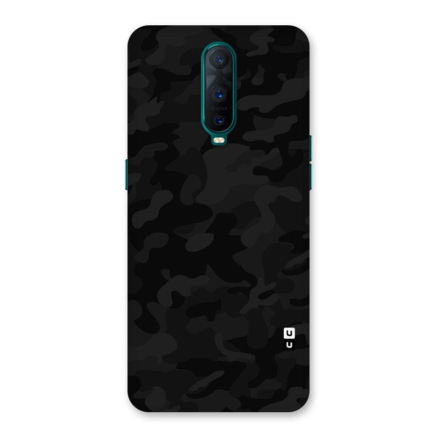 Black Camouflage Back Case for Oppo R17 Pro