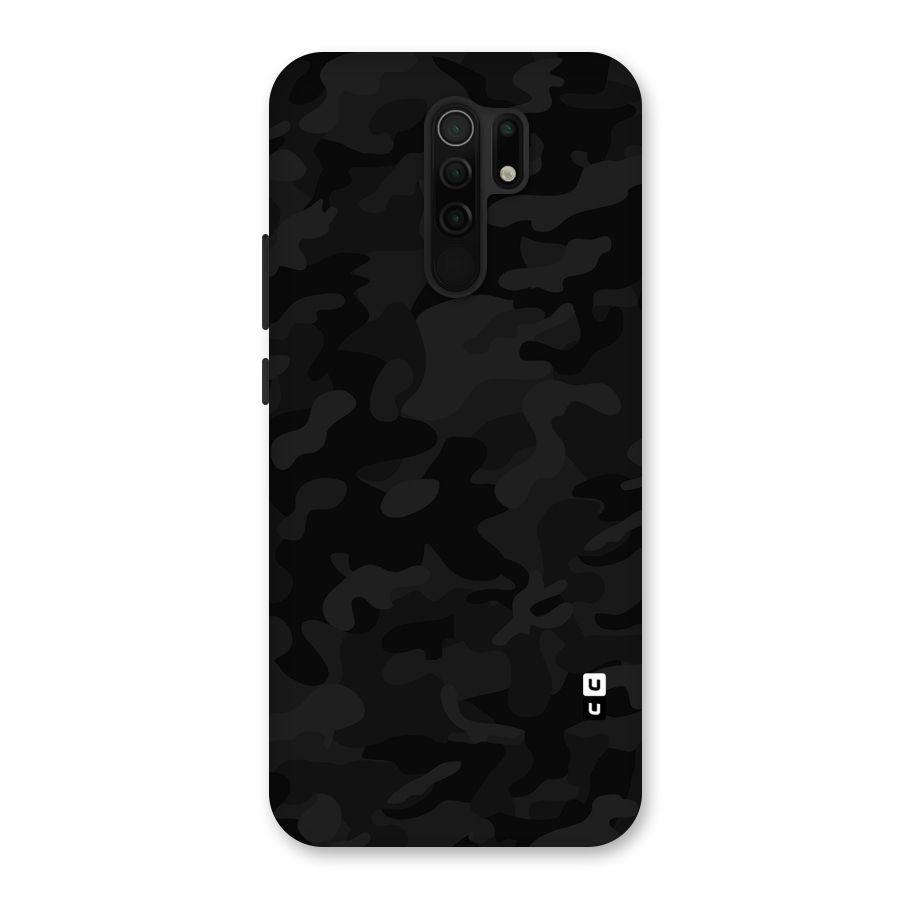 Black Camouflage Back Case for Poco M2