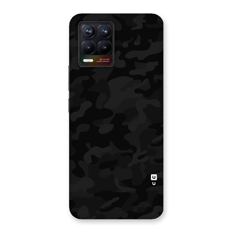 Black Camouflage Back Case for Realme 8