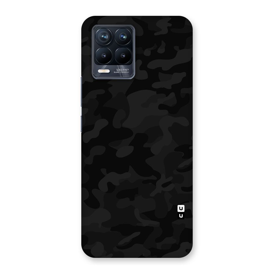 Black Camouflage Back Case for Realme 8 Pro