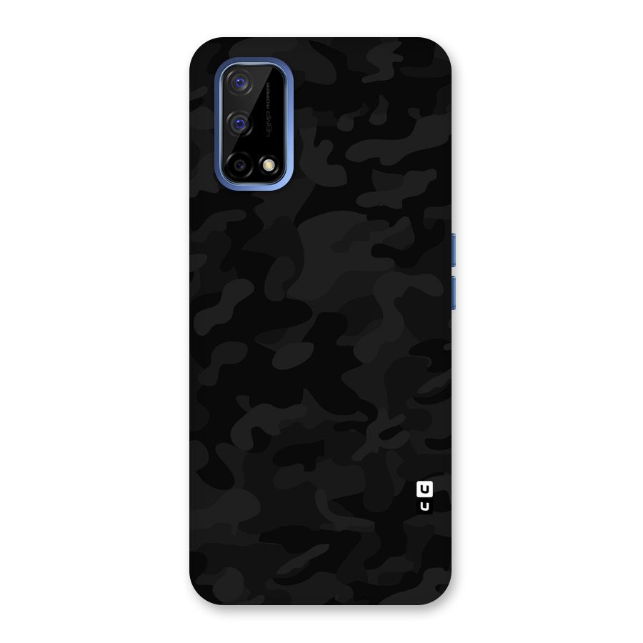 Black Camouflage Back Case for Realme Narzo 30 Pro