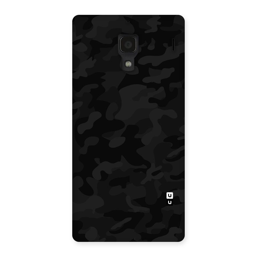 Black Camouflage Back Case for Redmi 1S