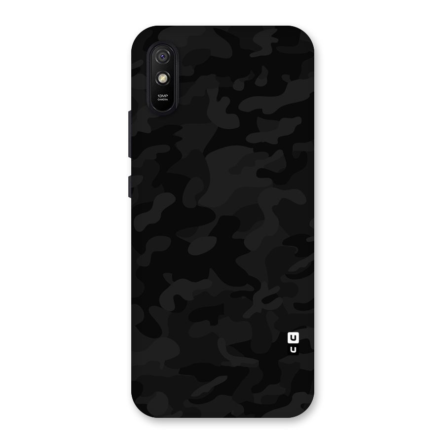 Black Camouflage Back Case for Redmi 9A