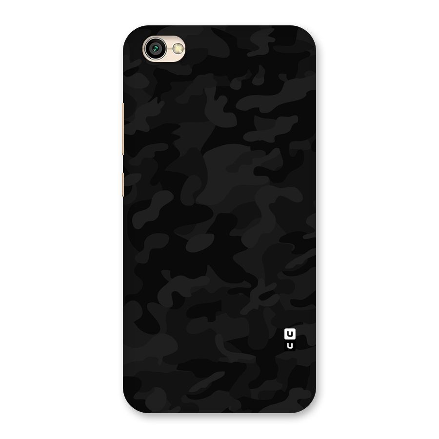 Black Camouflage Back Case for Redmi Y1 Lite