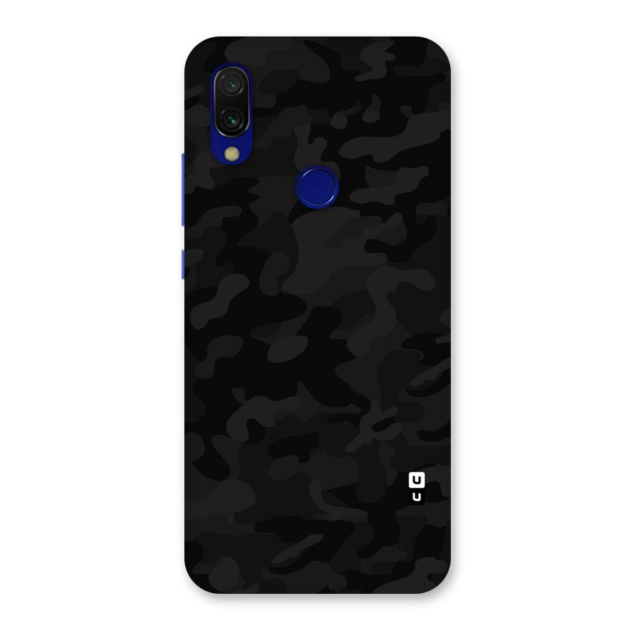 Black Camouflage Back Case for Redmi Y3