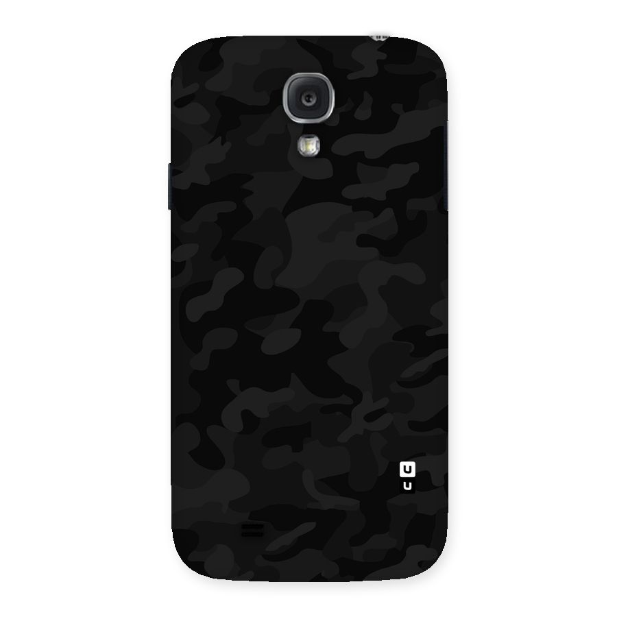 Black Camouflage Back Case for Samsung Galaxy S4
