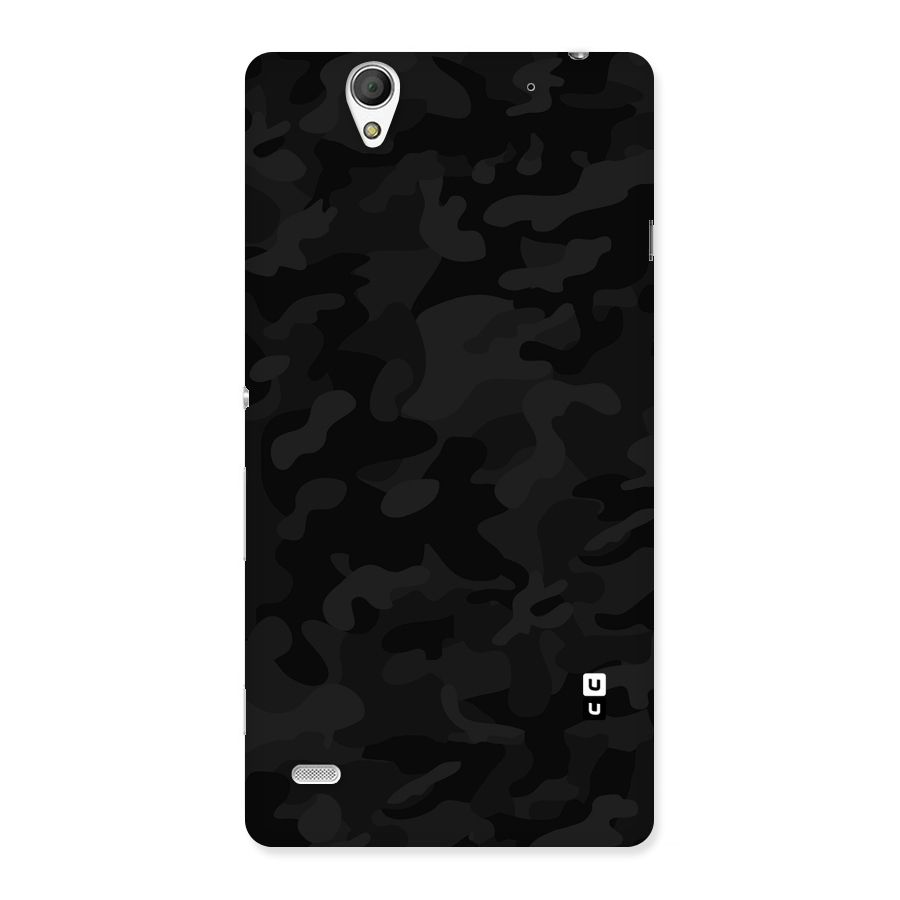 Black Camouflage Back Case for Sony Xperia C4