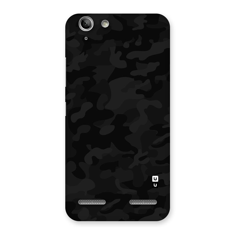 Black Camouflage Back Case for Vibe K5 Plus