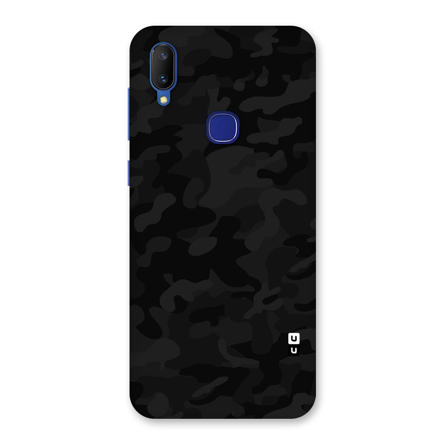 Black Camouflage Back Case for Vivo V11