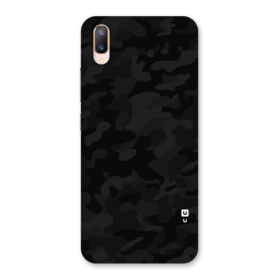 Black Camouflage Back Case for Vivo V11 Pro