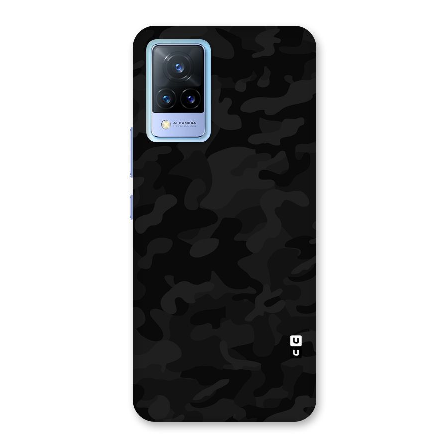 Black Camouflage Back Case for Vivo V21 5G