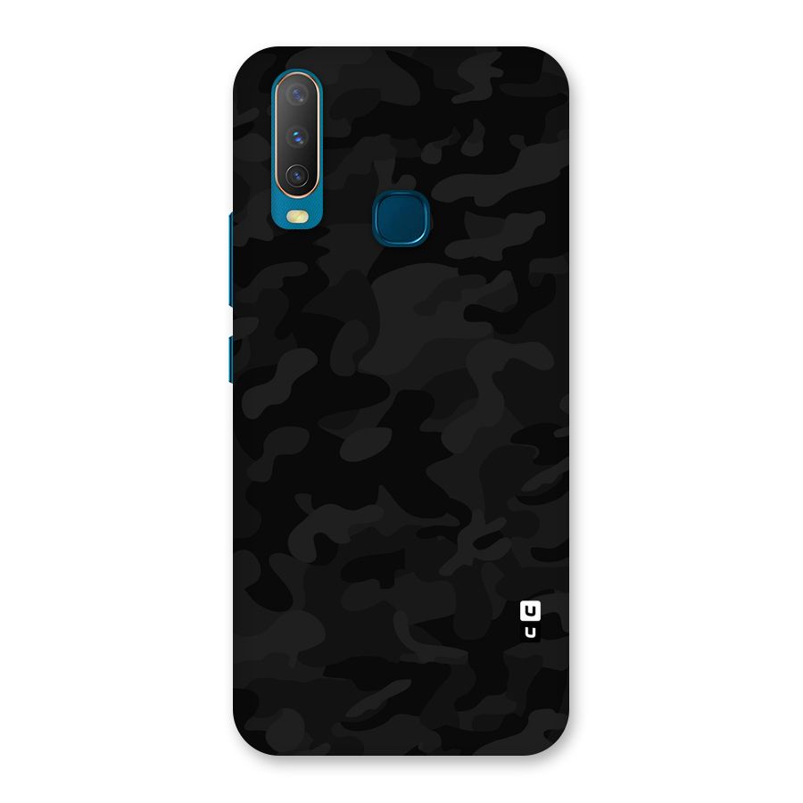 Black Camouflage Back Case for Vivo Y11