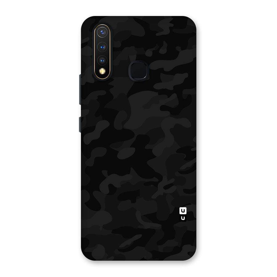 Black Camouflage Back Case for Vivo Y19