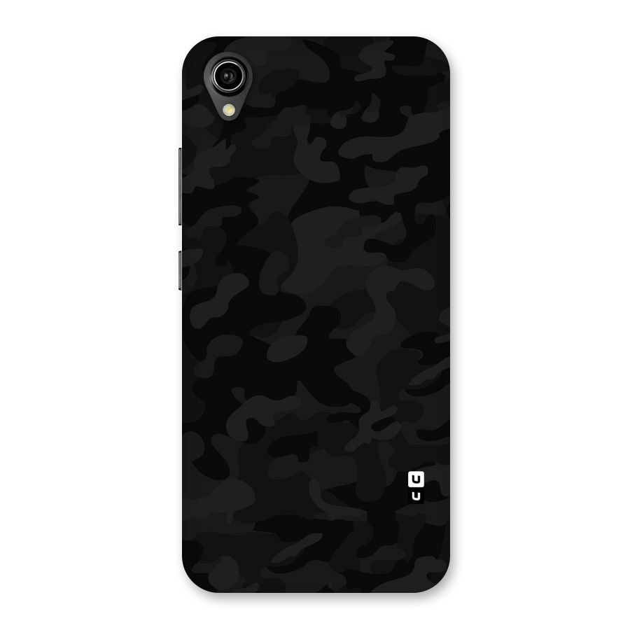 Black Camouflage Back Case for Vivo Y90