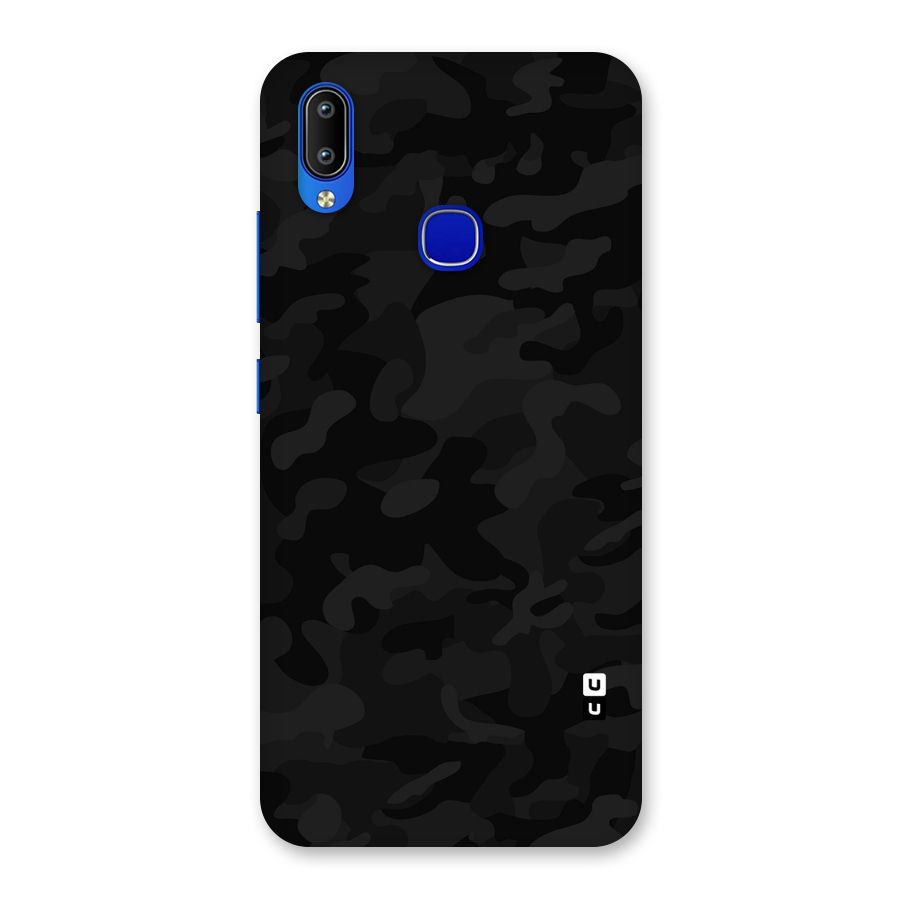 Black Camouflage Back Case for Vivo Y91