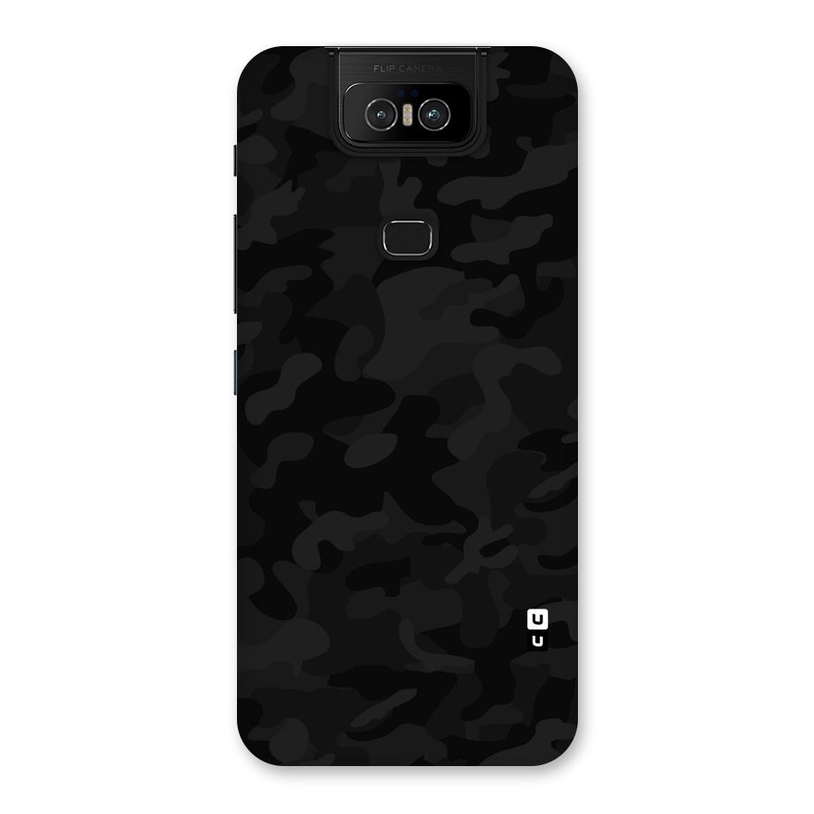 Black Camouflage Back Case for Zenfone 6z