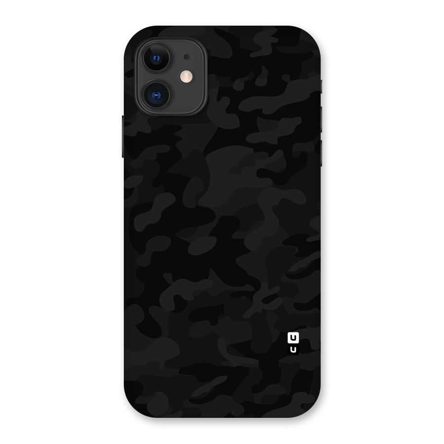 Black Camouflage Back Case for iPhone 11