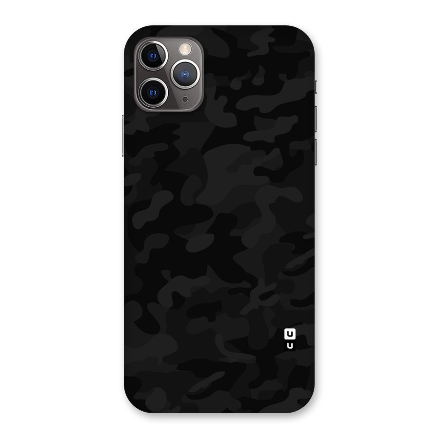 Black Camouflage Back Case for iPhone 11 Pro Max