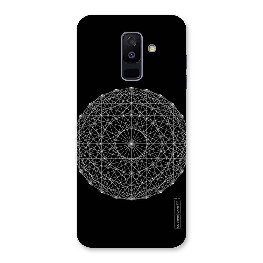 Black Clipart Back Case for Galaxy A6 Plus