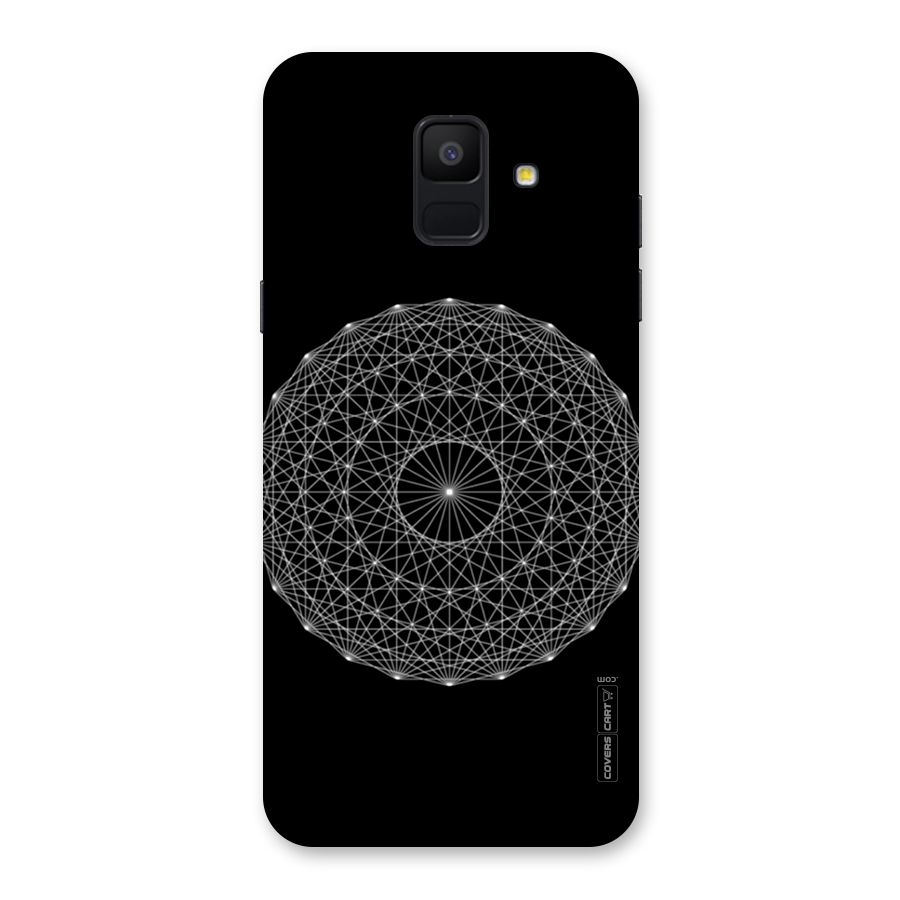 Black Clipart Back Case for Galaxy A6 (2018)