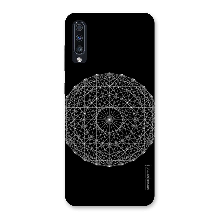 Black Clipart Back Case for Galaxy A70