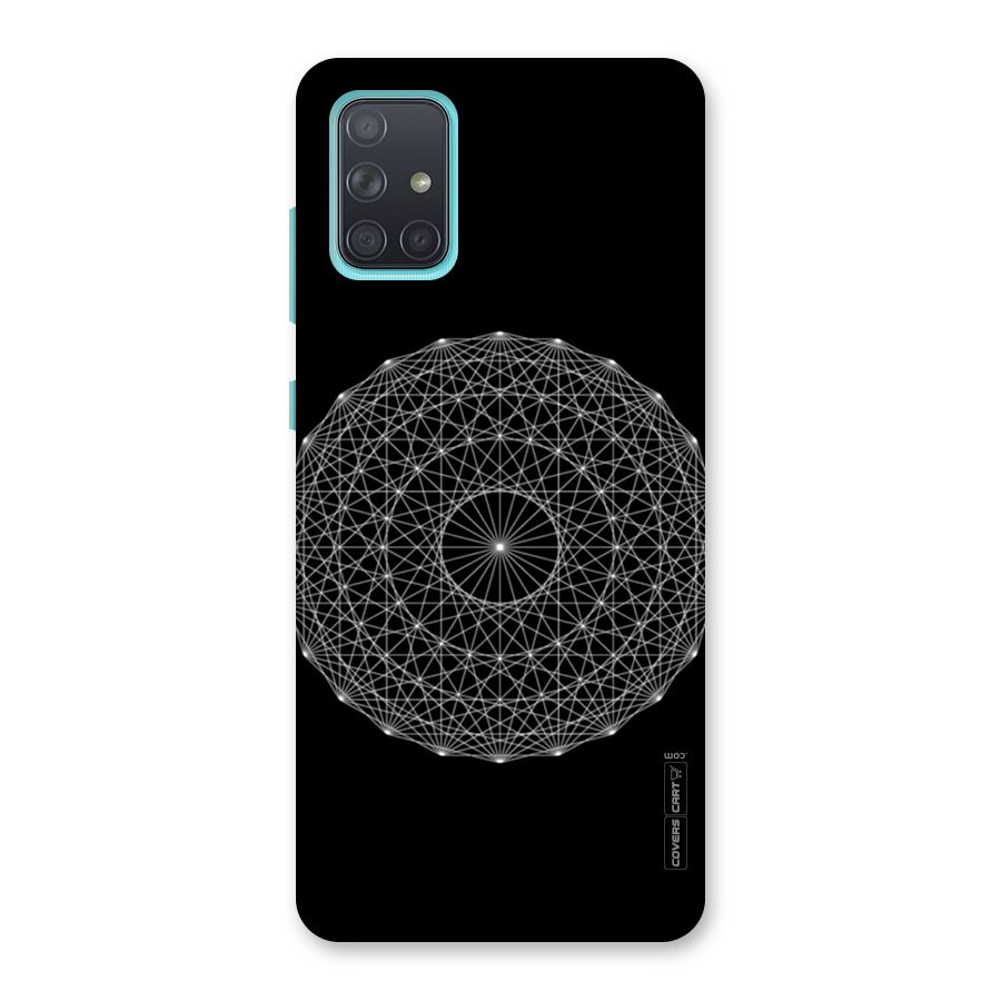 Black Clipart Back Case for Galaxy A71
