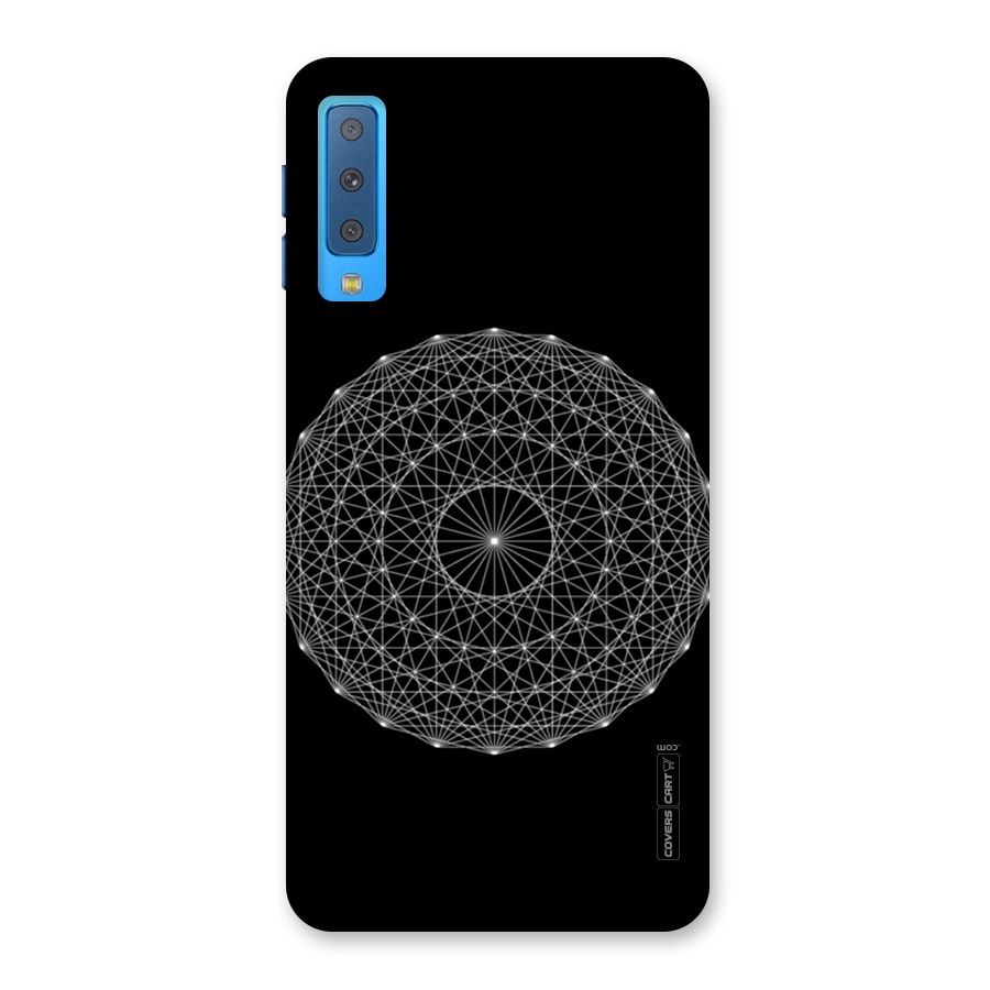 Black Clipart Back Case for Galaxy A7 (2018)