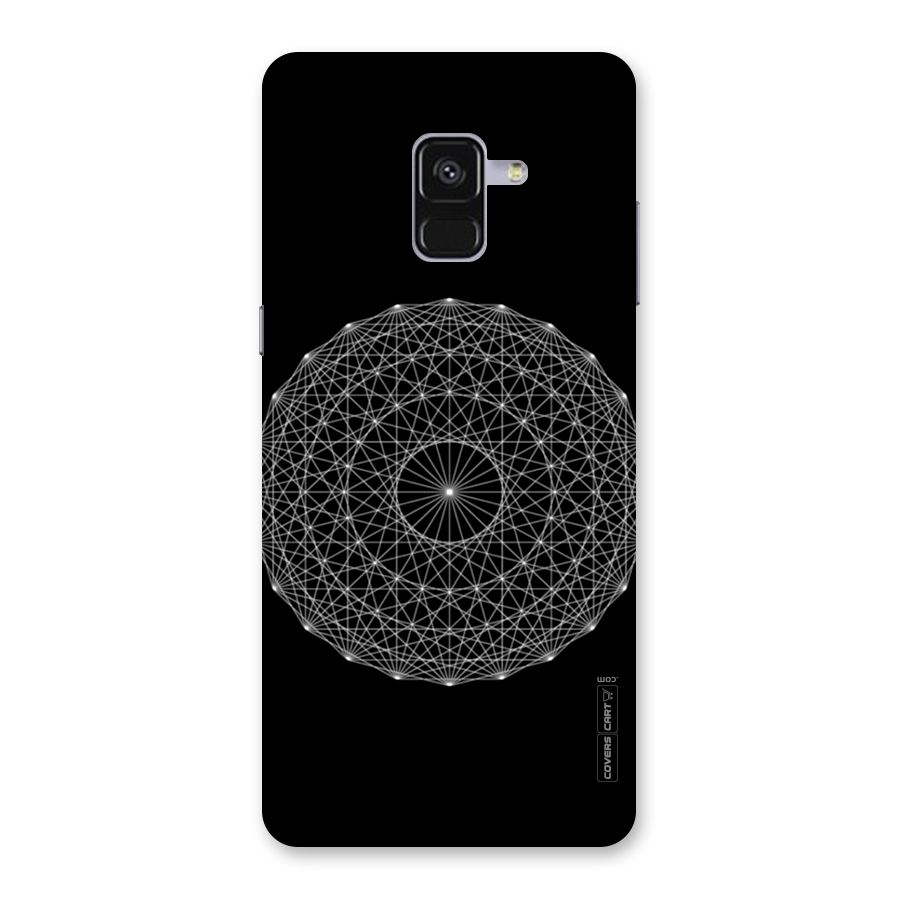 Black Clipart Back Case for Galaxy A8 Plus