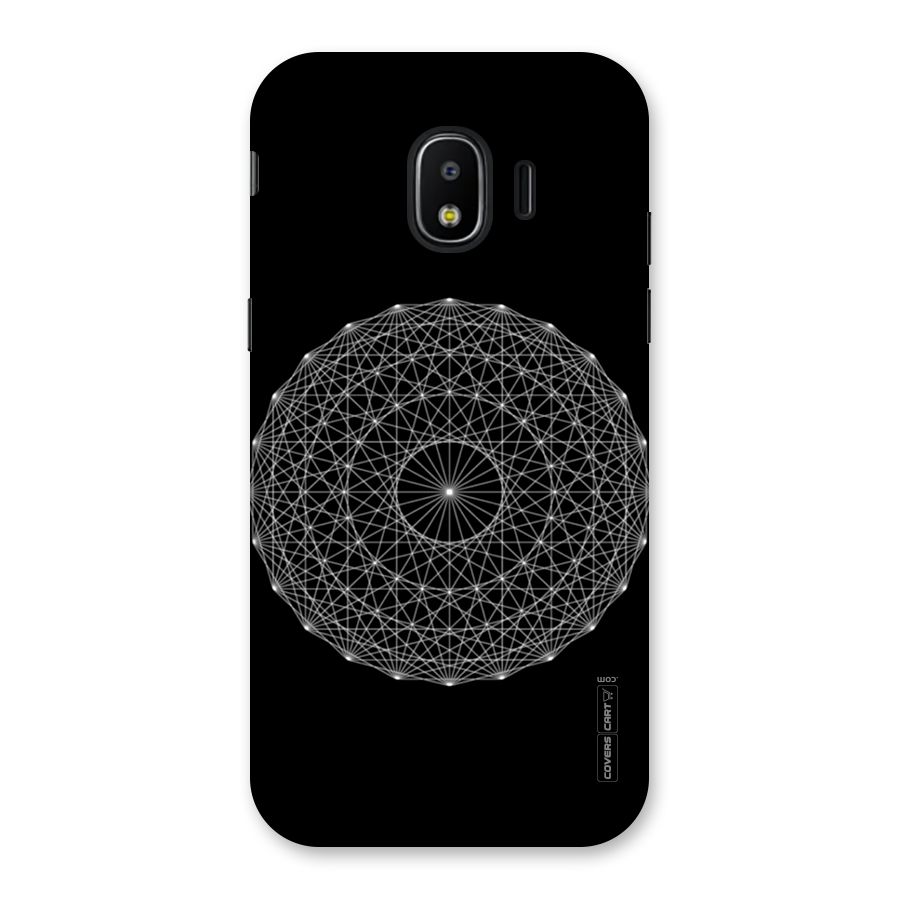 Black Clipart Back Case for Galaxy J2 Pro 2018