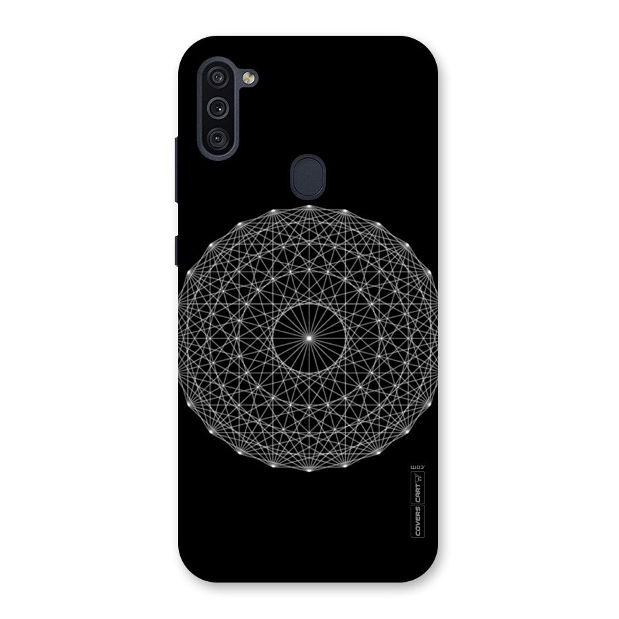 Black Clipart Back Case for Galaxy M11