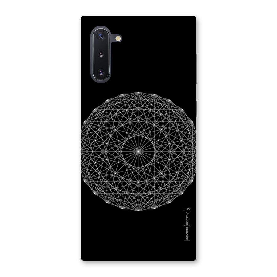 Black Clipart Back Case for Galaxy Note 10