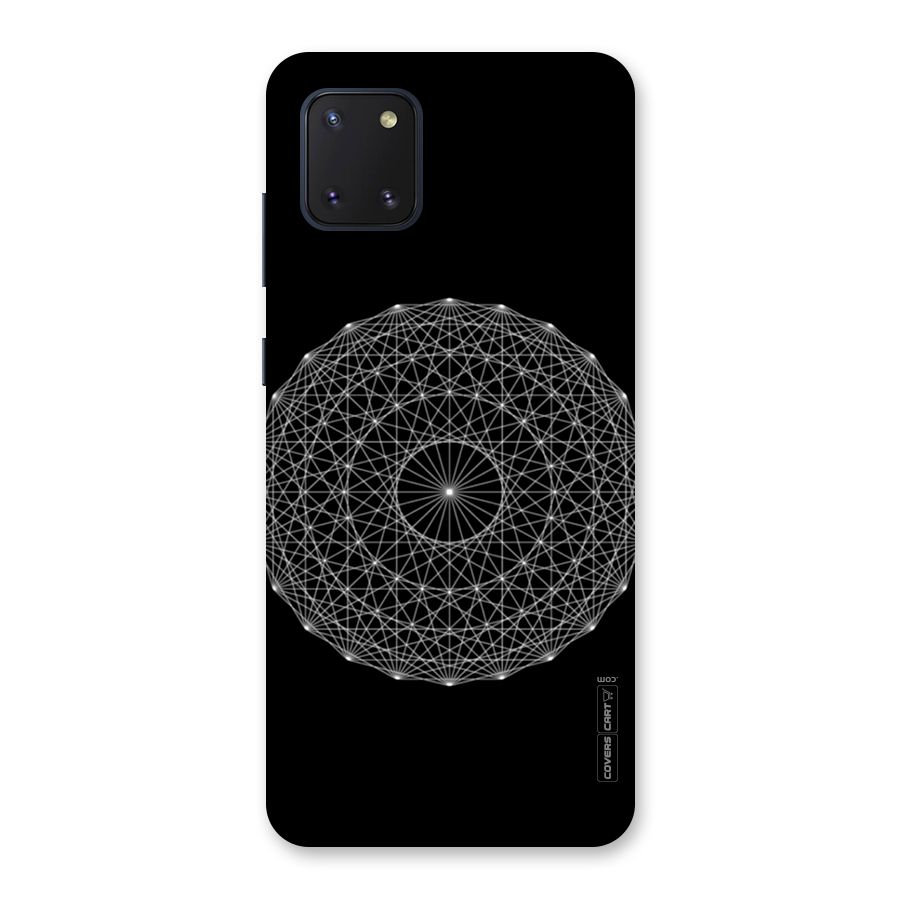Black Clipart Back Case for Galaxy Note 10 Lite