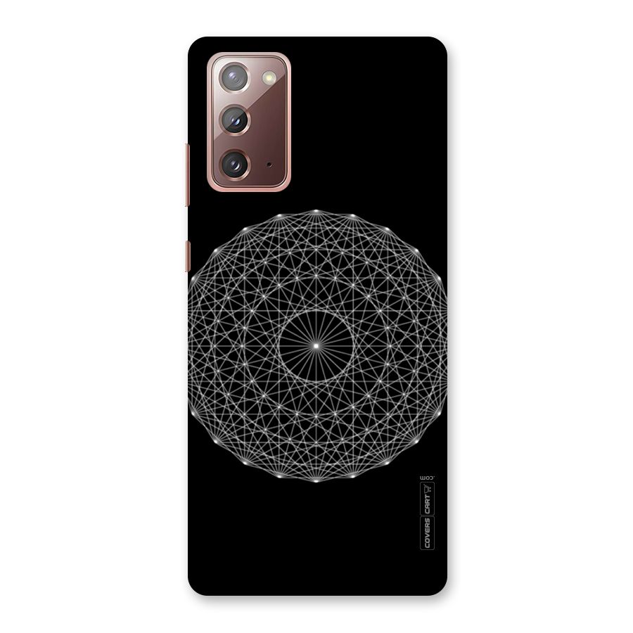 Black Clipart Back Case for Galaxy Note 20